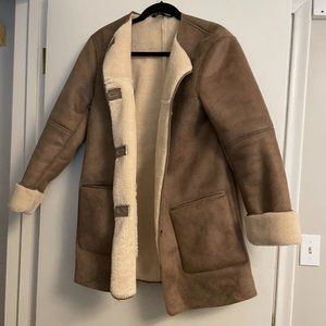 Zara Coat. Size small. Color: Tan